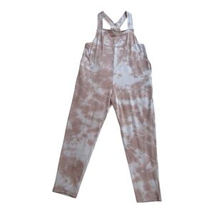 Smash + Tess Pink Cotton Candy Sky Romperall - Size Large